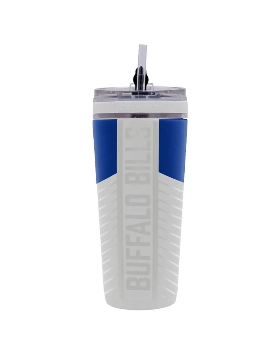 Termo doble pared de acero inoxidable nfl buffalo bills con tapa rosca