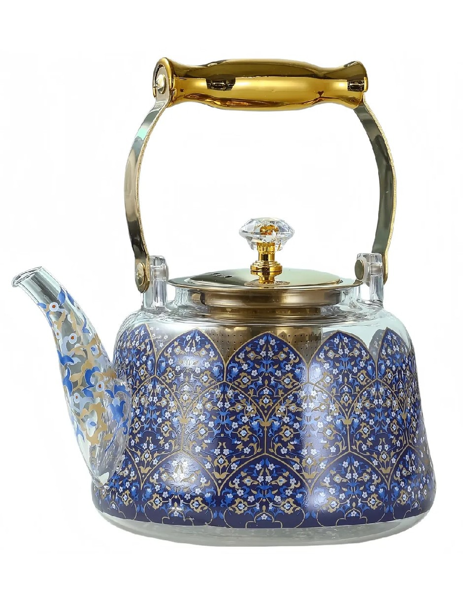 Tetera infusora de vidrio borosilicato