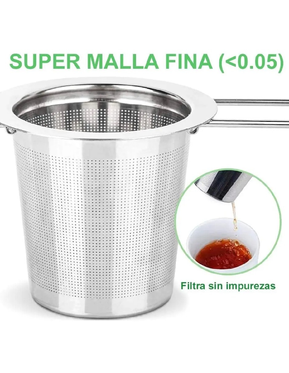 Infusor té de acero inoxidable para té