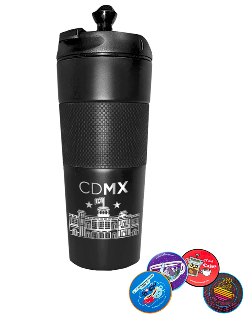 Termo de acero inoxidable con tapa rosca 5
