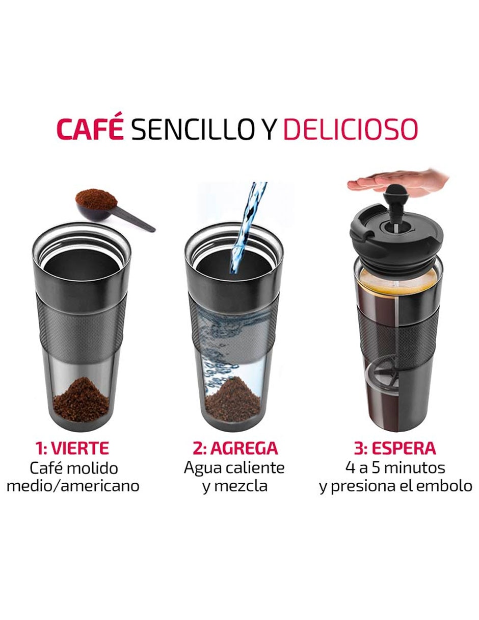 Termo de acero inoxidable con tapa rosca 2