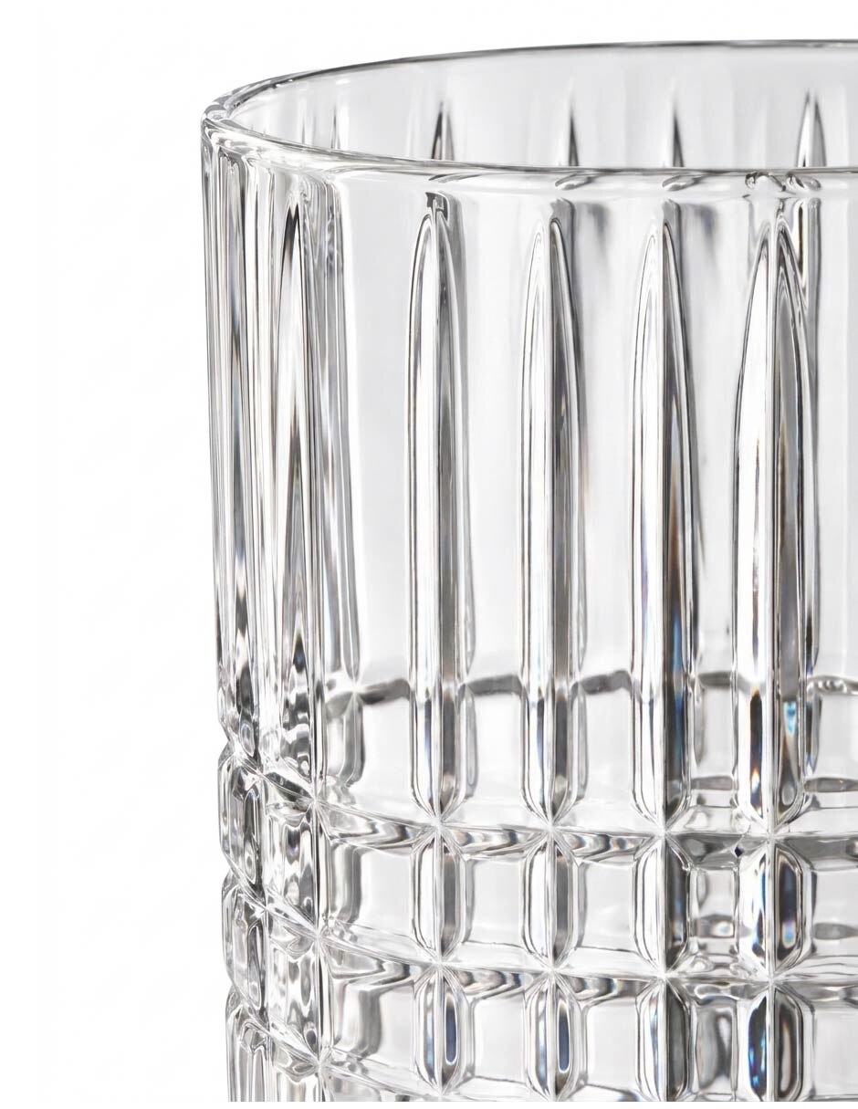 Vaso Largo de Vidrio con 6 piezas piezas 2