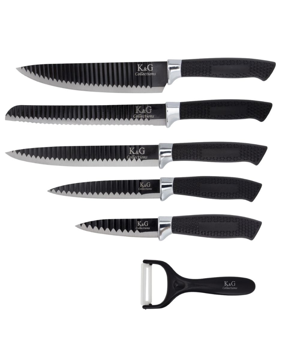 Imagen de producto Set de cuchillos/Cuchillo Varios KG1006BK 6 piezas piezas