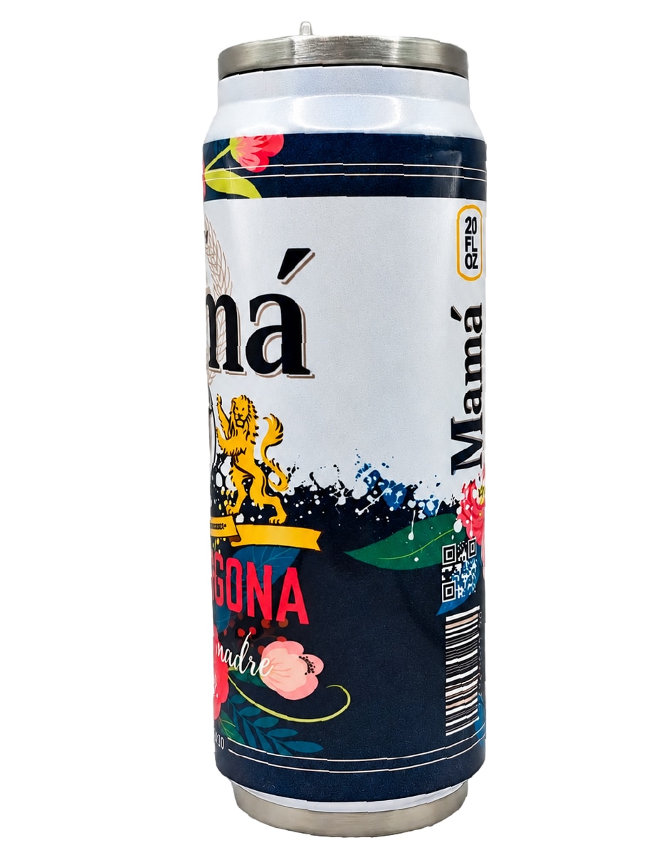 Termo de Acero inoxidable MAMÁ LUCHONA con tapa A presión 3