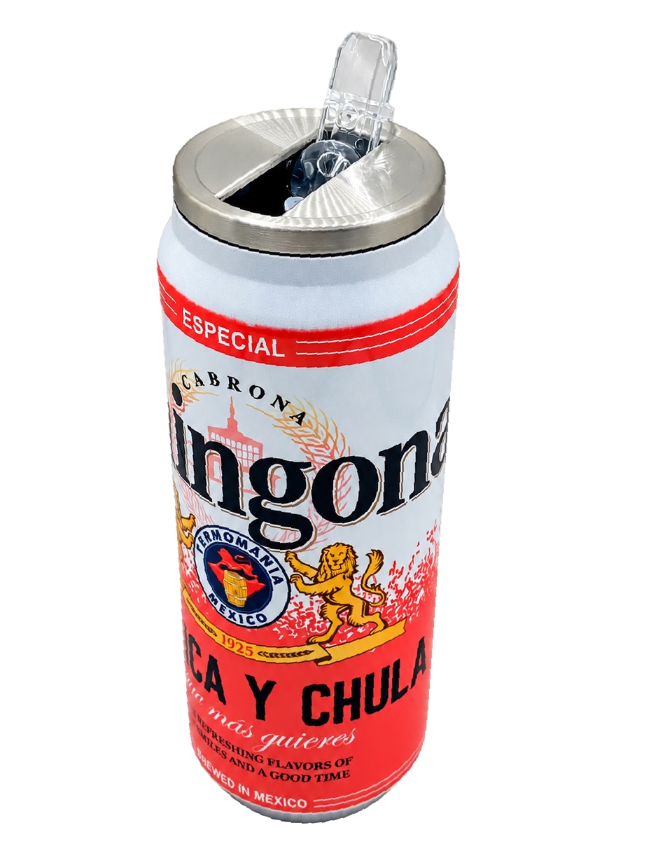 Termo de Acero inoxidable MEXICANA FREGONA con tapa A presión 4