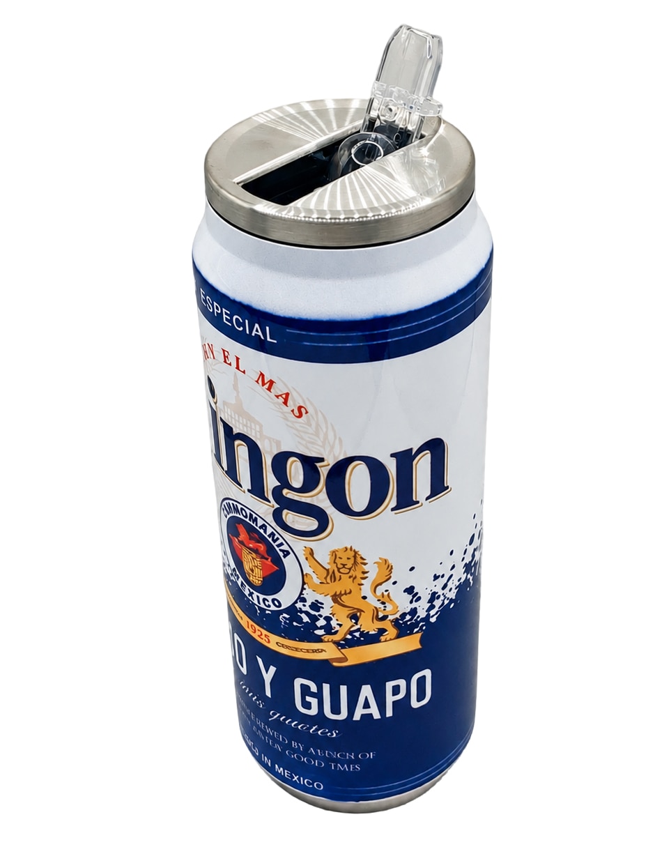 Termo de Acero inoxidable MEXICANO FREGON con tapa A presión 4