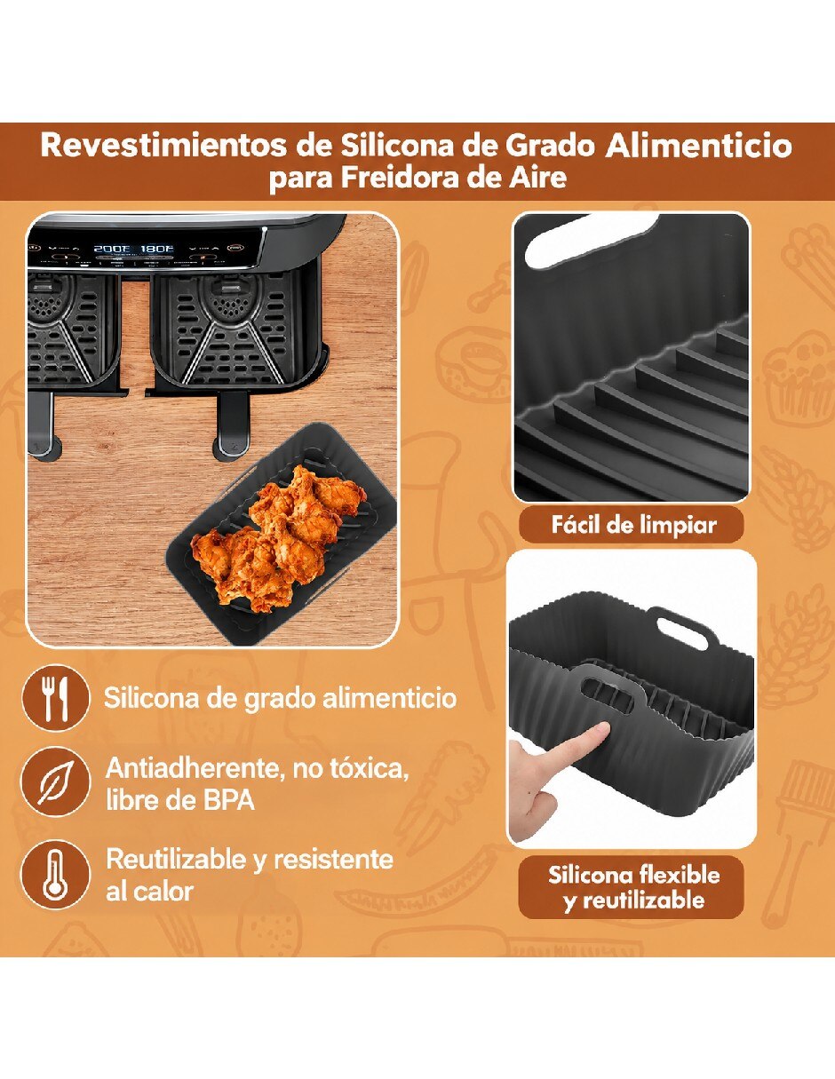 Molde para freidora de aire 5