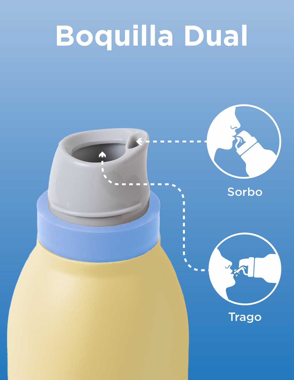 Termo de acero inoxidable con tapa doble rosca 6