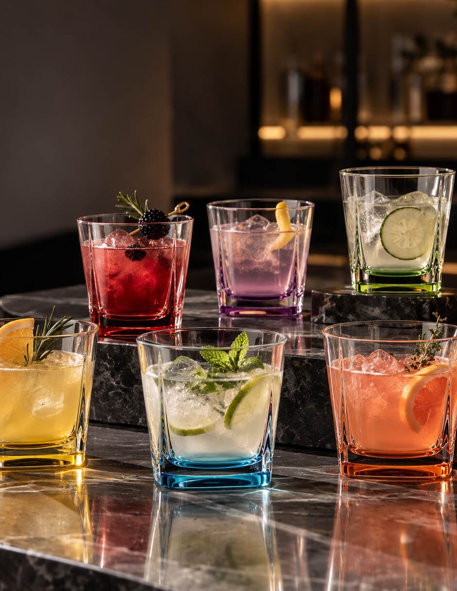 Set vaso Dof de vidrio con 6 piezas piezas 6