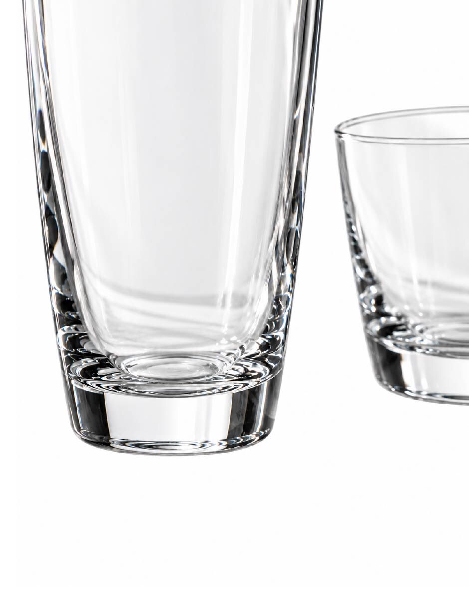 Set de vasos Dof y Highball de vidrio con 12 piezas
