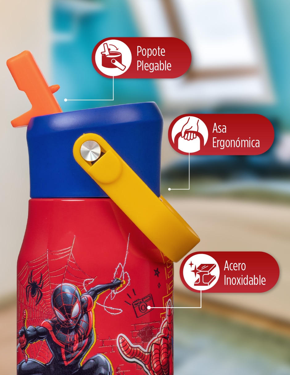 Termo de acero inoxidable con tapa doble rosca 2