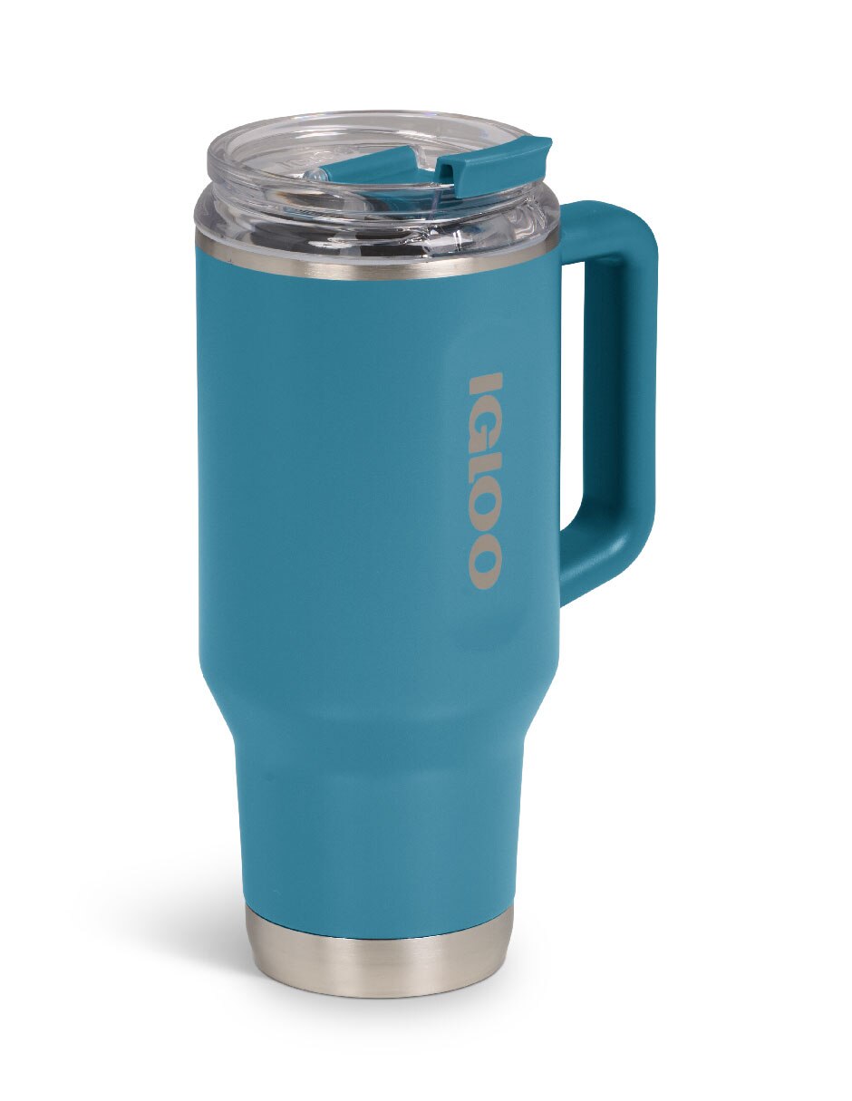 Termo de acero inoxidable travel mug con tapa rosca 2