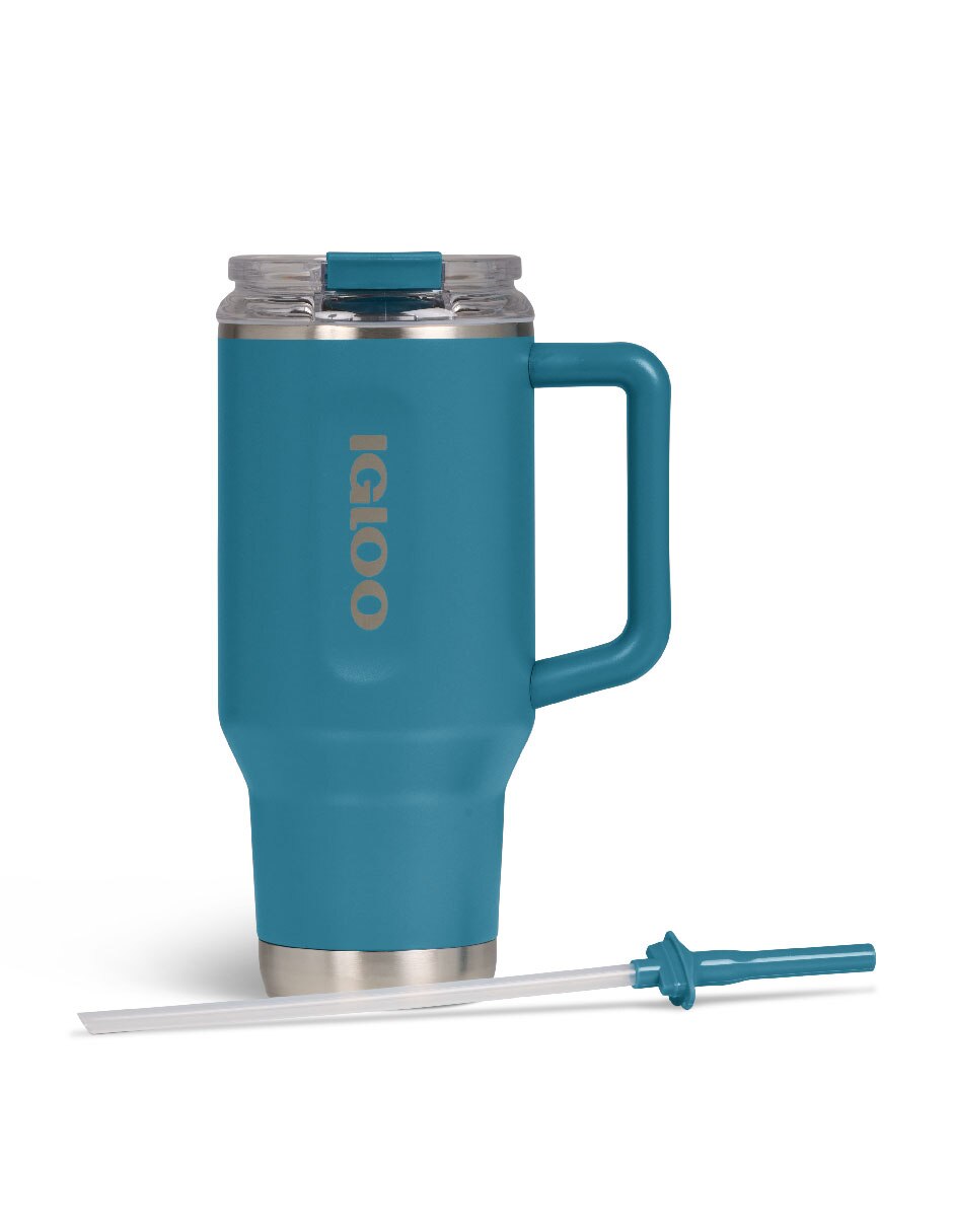 Termo de acero inoxidable travel mug con tapa rosca 5