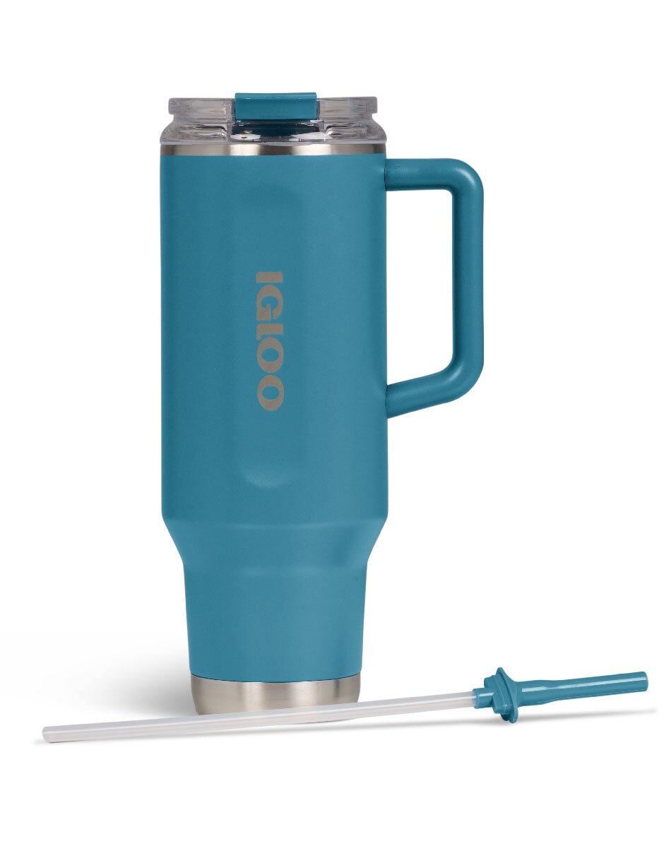 Termo de acero inoxidable travel mug con tapa rosca 4
