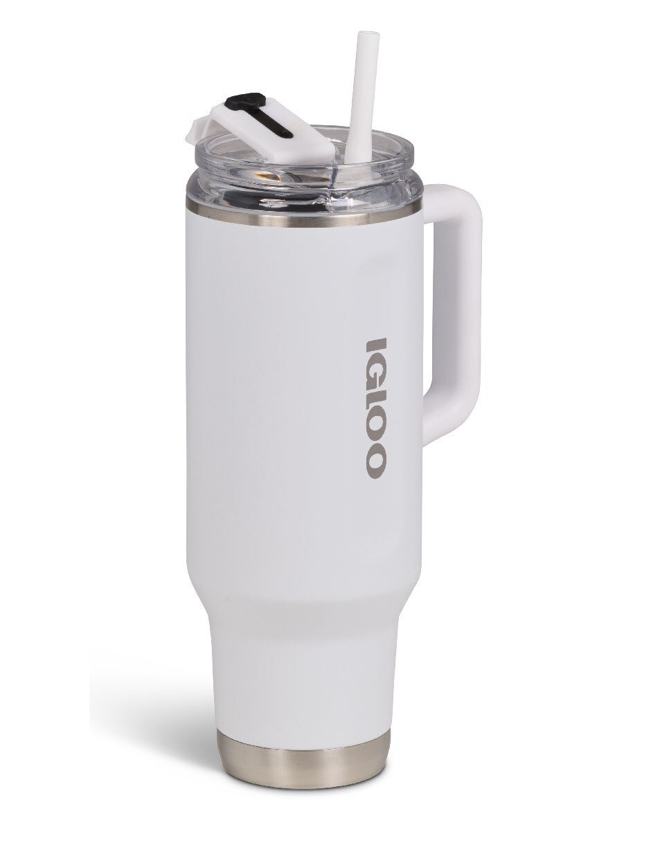 Termo de acero inoxidable travel mug con tapa rosca 2