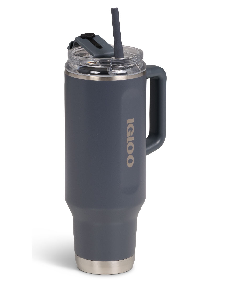 Termo de acero inoxidable travel mug con tapa rosca 2