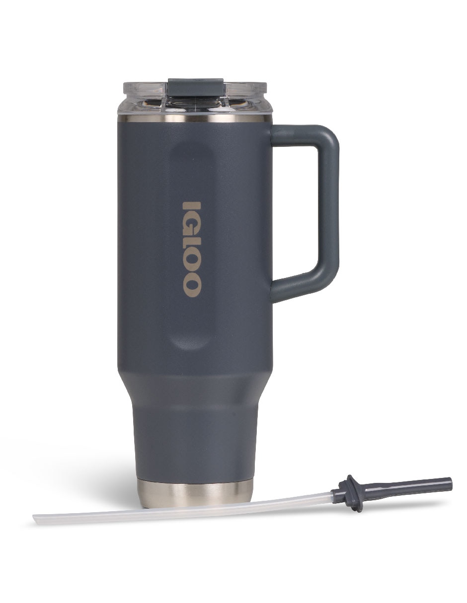 Termo de acero inoxidable travel mug con tapa rosca 3