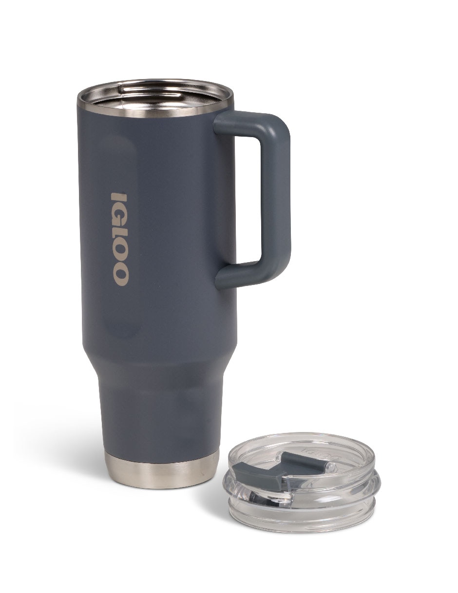 Termo de acero inoxidable travel mug con tapa rosca 4