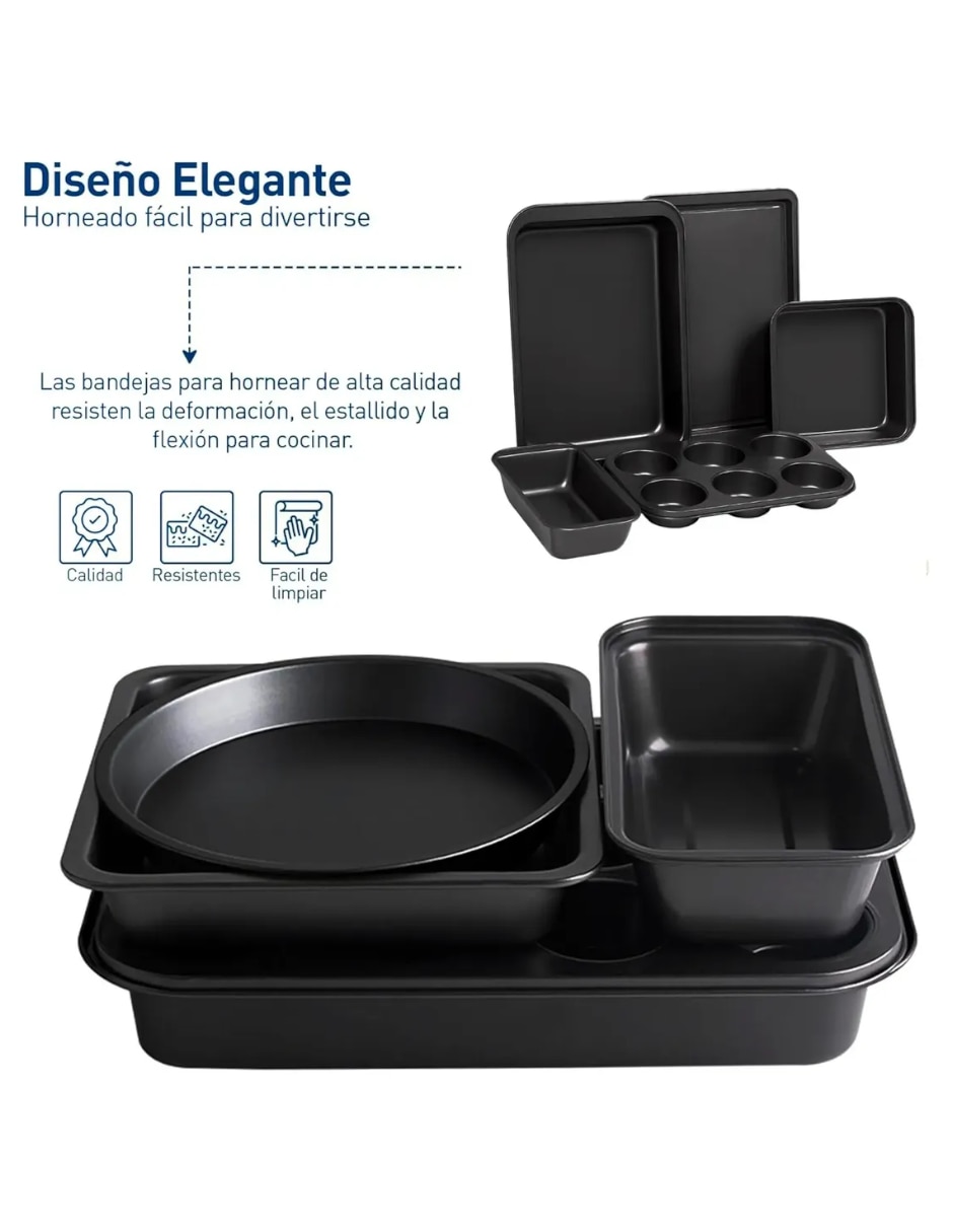 Set charolas a para hornear 2