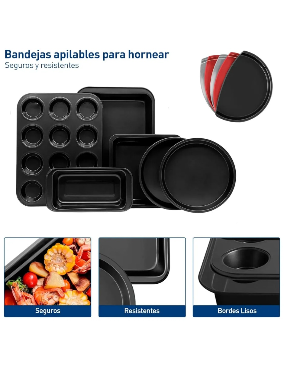 Set charolas a para hornear 3