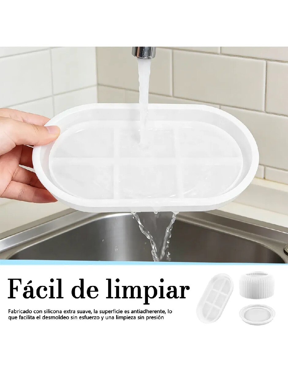 Set moldes silicón diferentes diseños 5