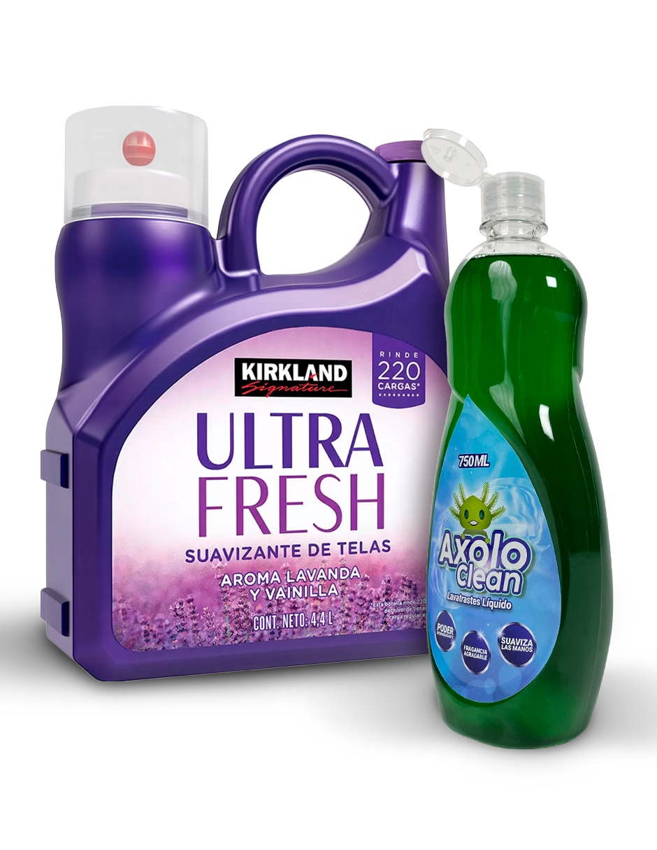 Suavizante líquido 4.4 L y 750 ml