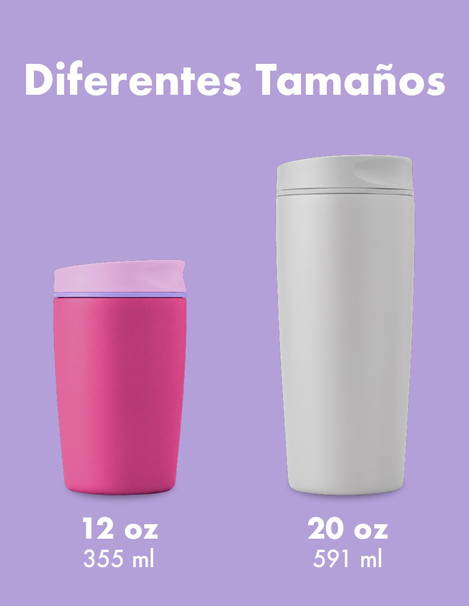 Termo de acero inoxidable con tapa doble rosca 9