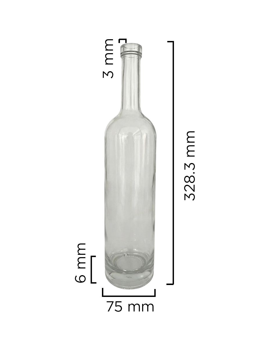 Botella de cristal con tapa a presión 8