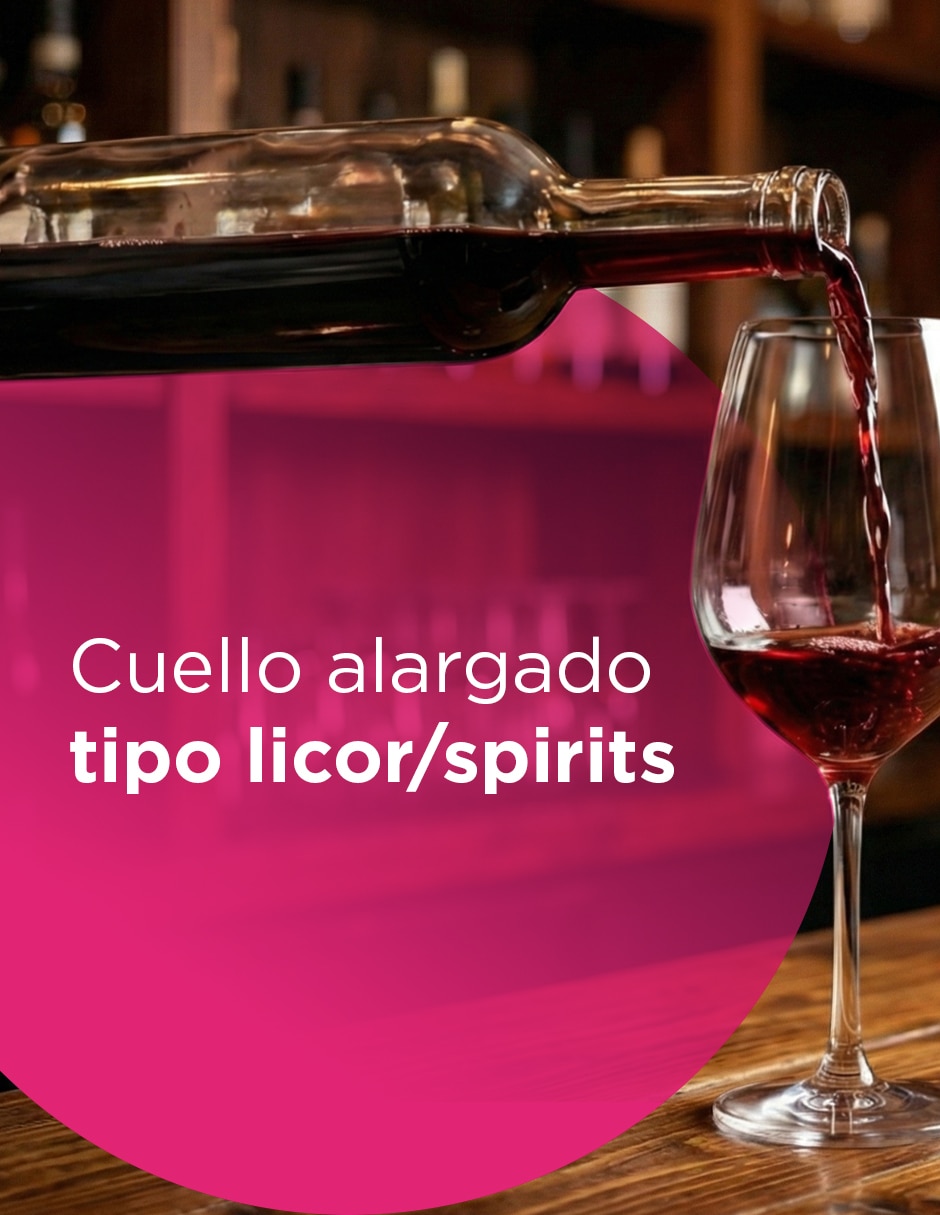 Botella de cristal con tapa a presión 2