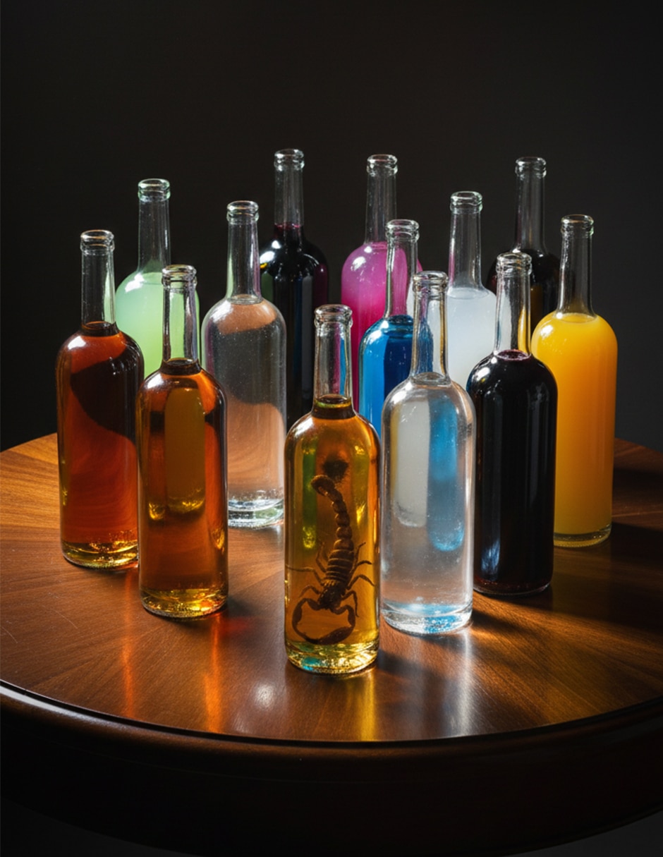 Botella de cristal con tapa a presión 3