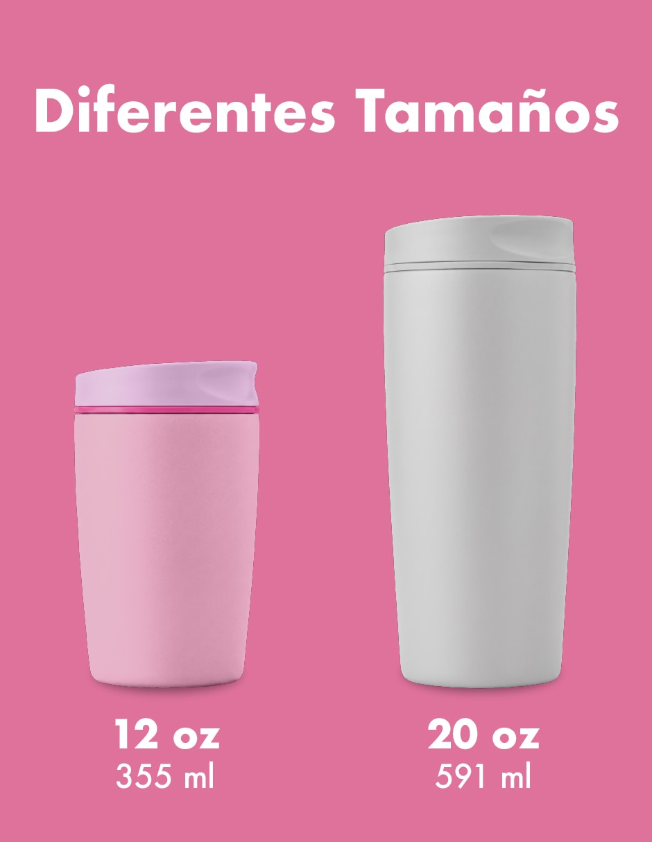 Termo de acero inoxidable con tapa doble rosca 3