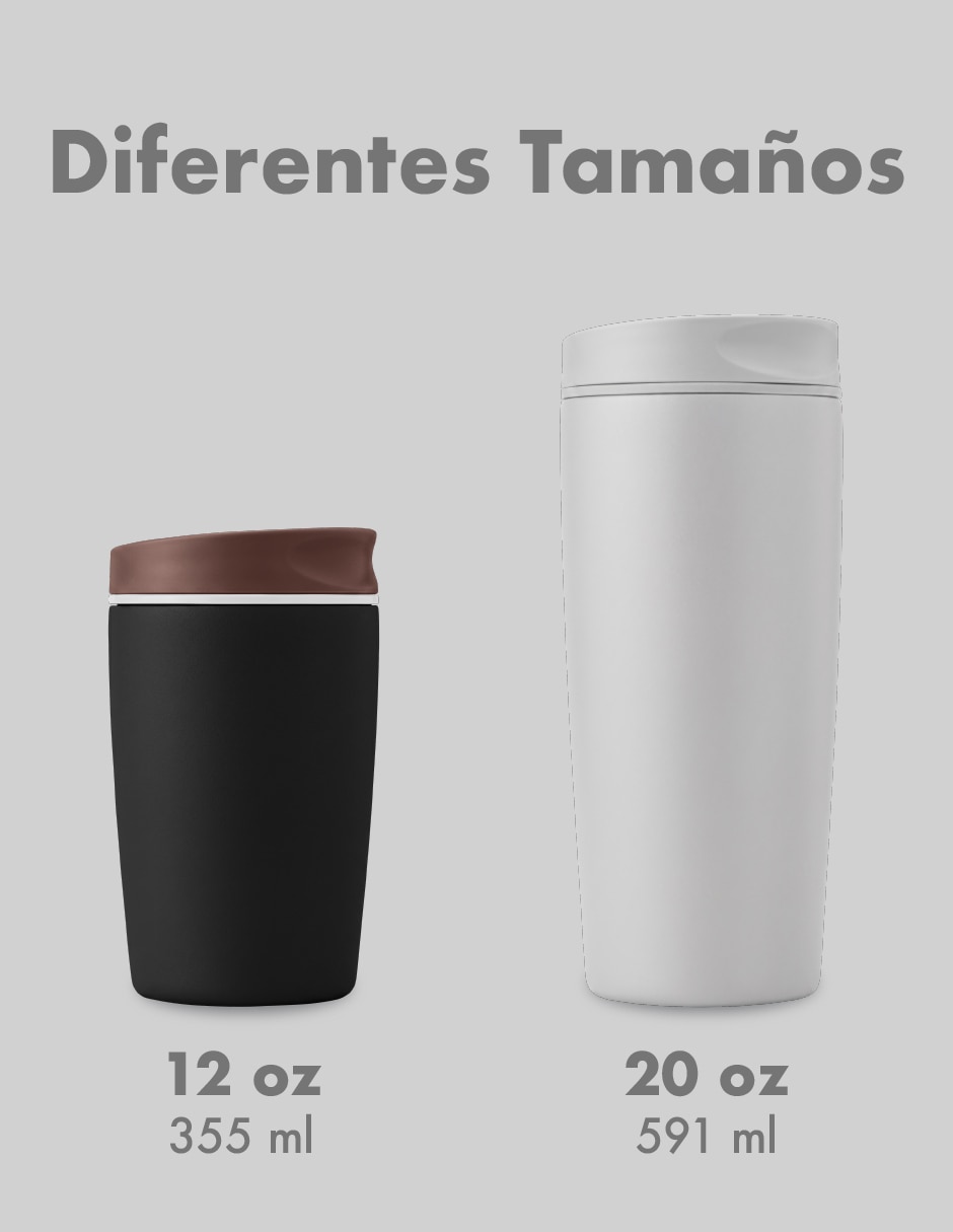 Termo de acero inoxidable con tapa doble rosca 2