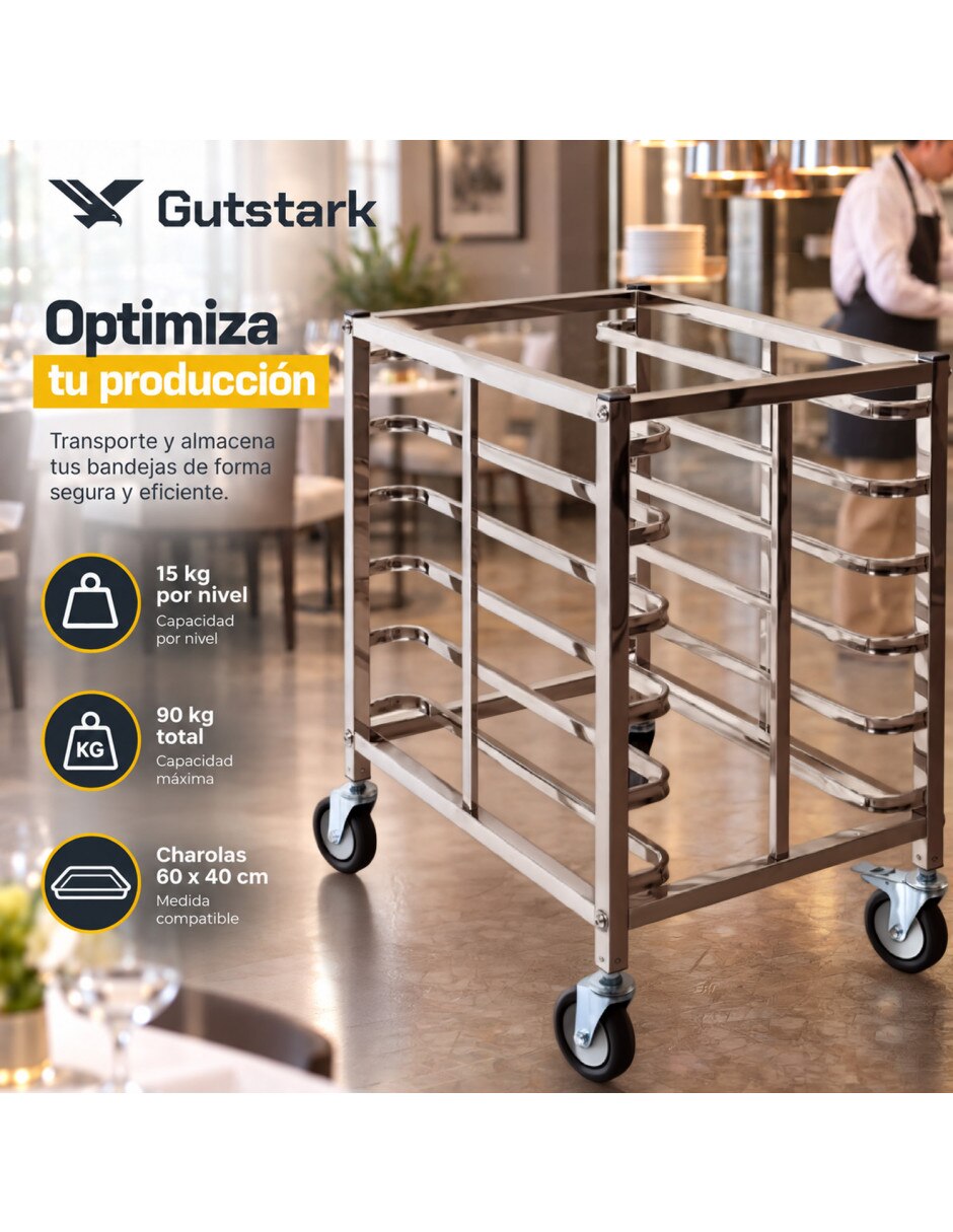 Estante de acero inoxidable mkz-espiguer6rack 6