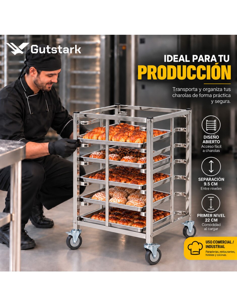 Estante de acero inoxidable mkz-espiguer6rack 7