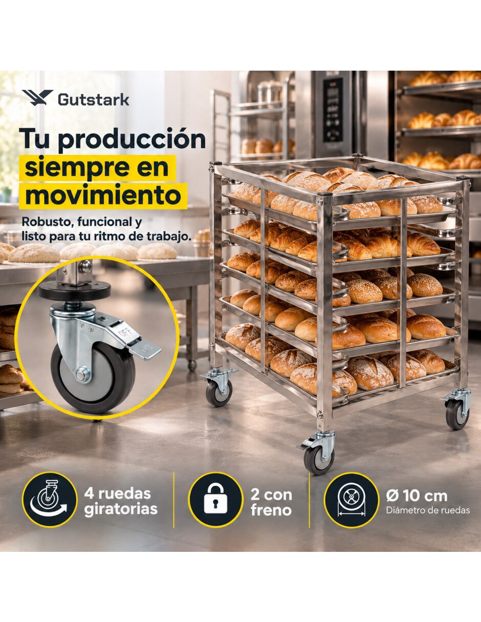 Estante de acero inoxidable mkz-espiguer6rack 9