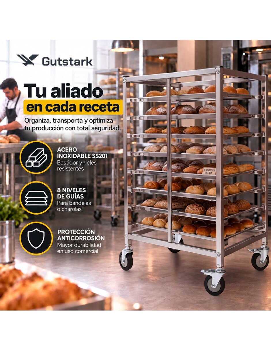 Estante de acero inoxidable mkz-espiguer8rack 2