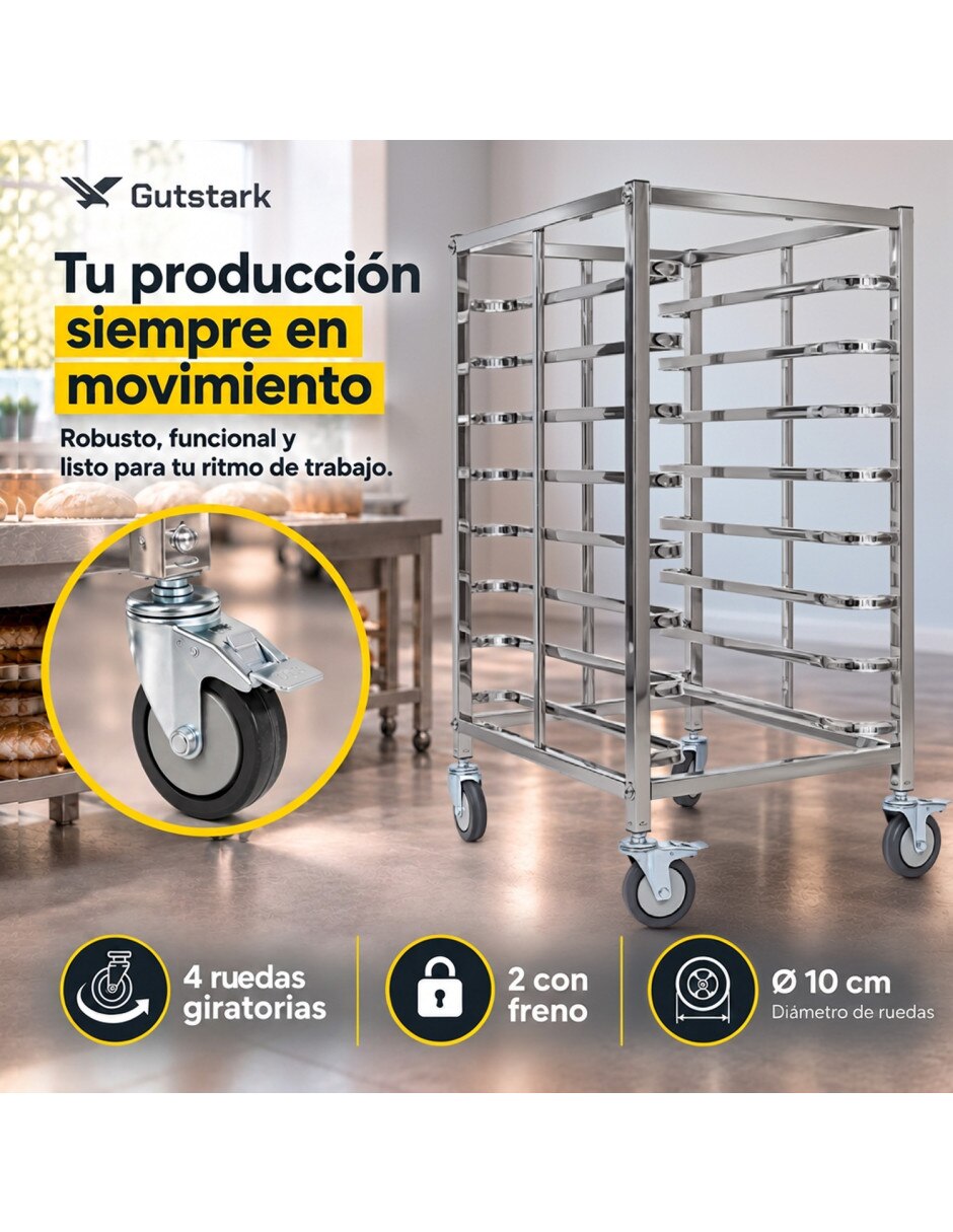 Estante de acero inoxidable mkz-espiguer8rack 6