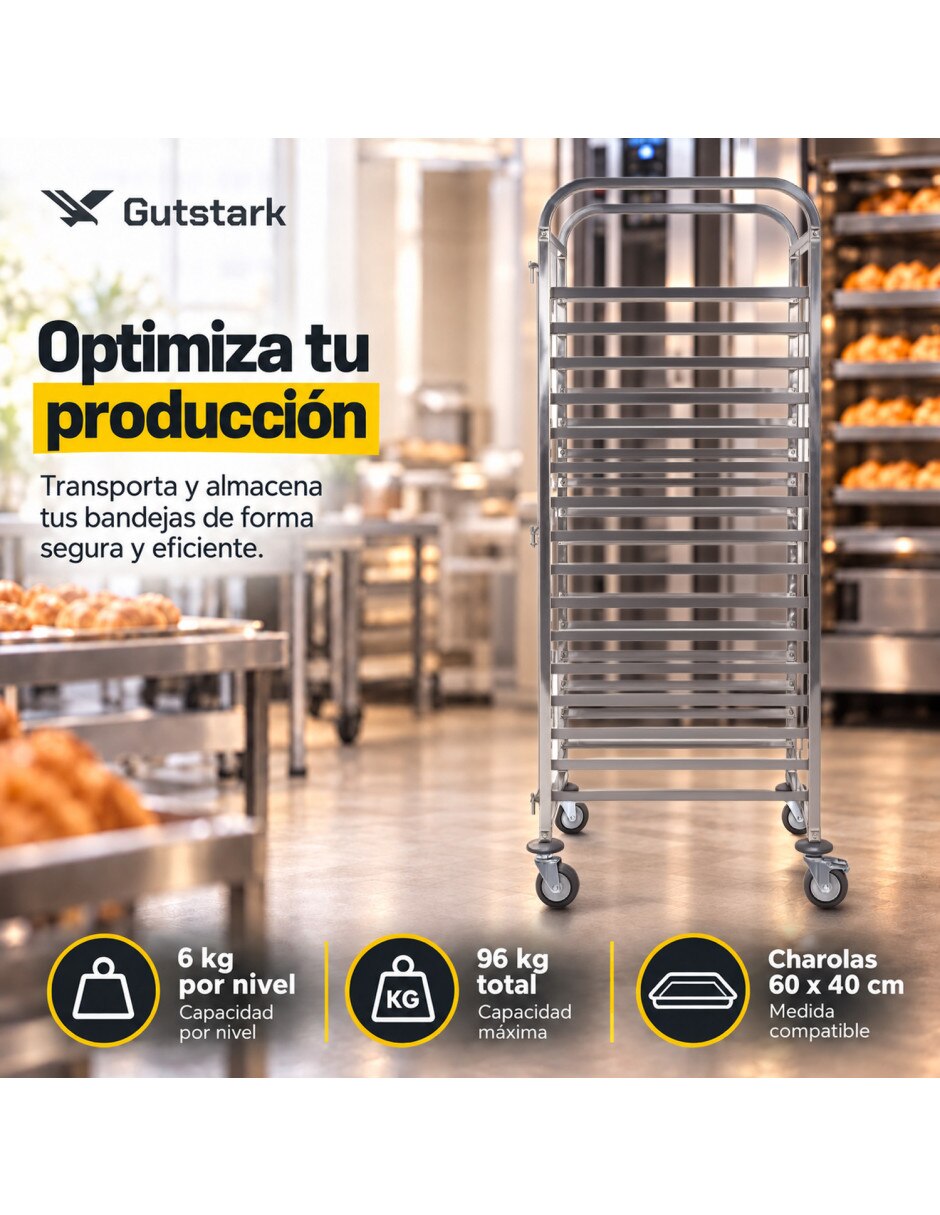Estante de acero inoxidable mkz-espigue16rack 8