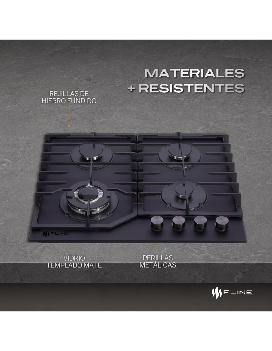 Parrilla de gas de vidrio templado 2