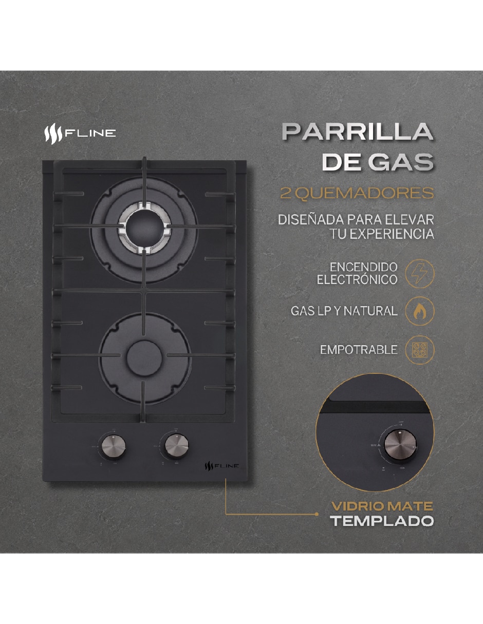 Parrilla de vidrio templado 4