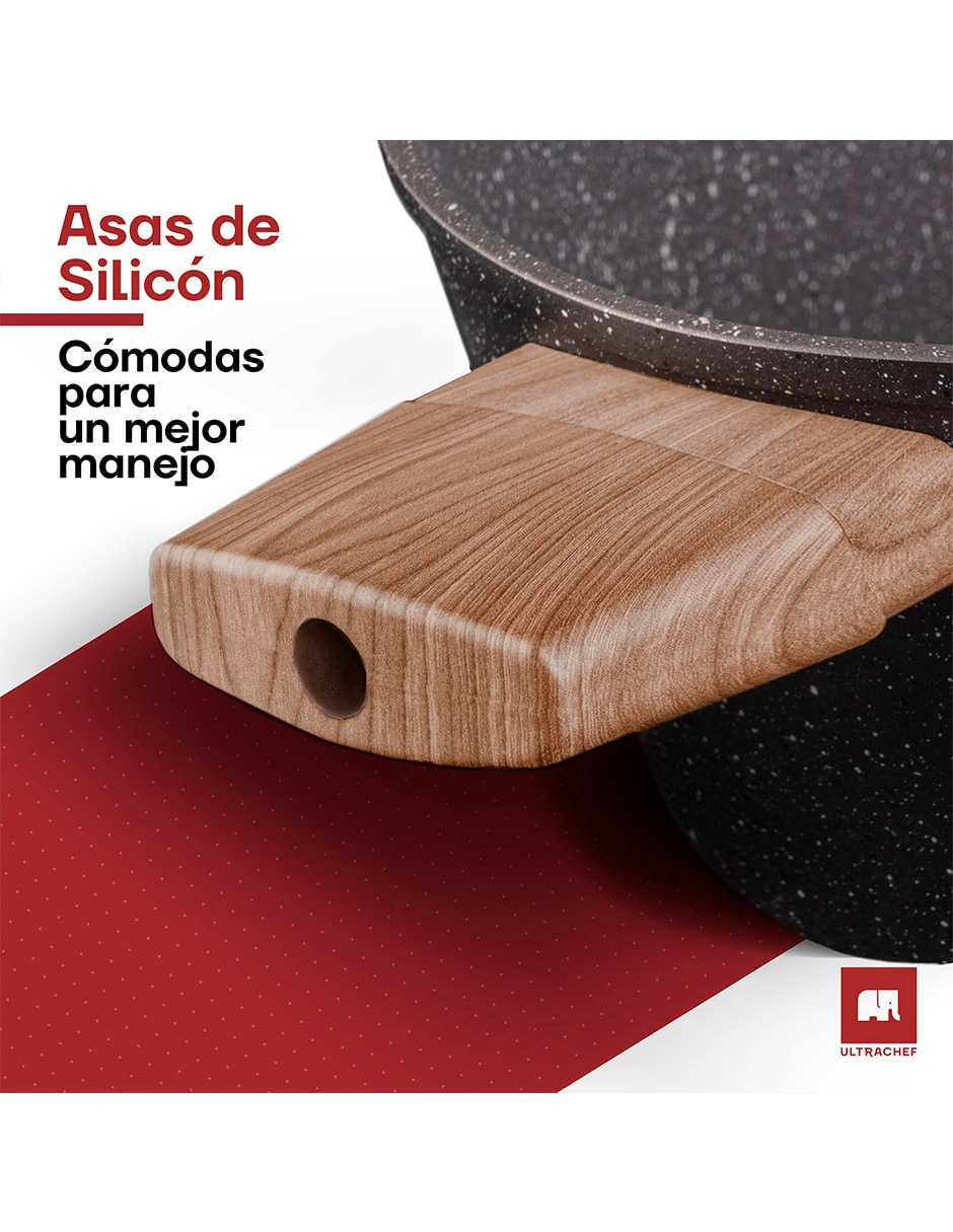 Batería de cocina de cerámica antiadherente sin pfoa 12 piezas 5