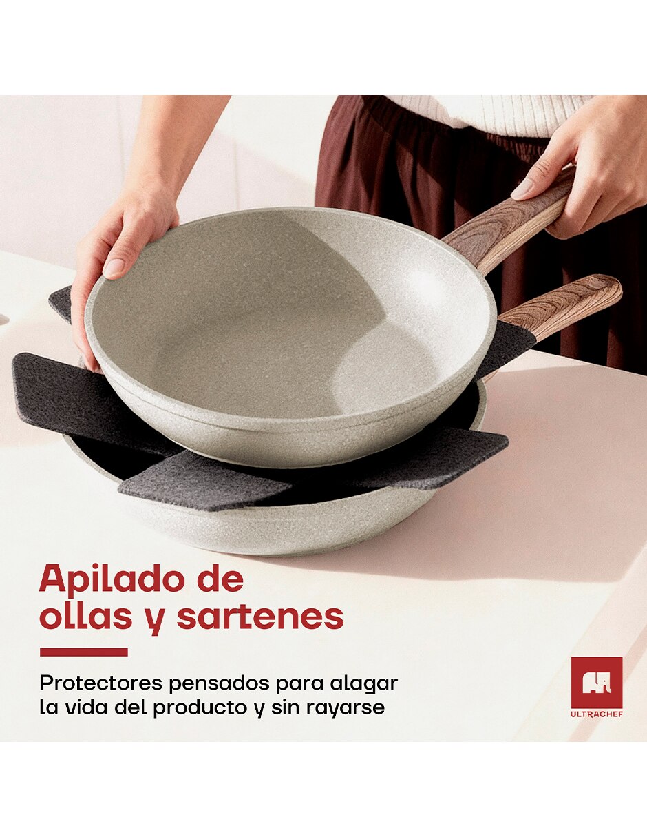 Batería de cocina de cerámica antiadherente sin pfoa 12 piezas 8