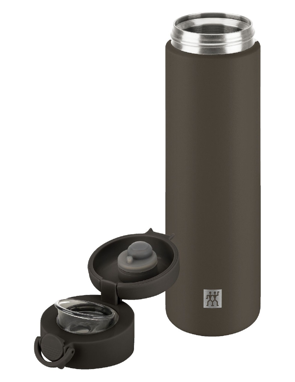 Termo de acero inoxidable thermo plus con tapa doble rosca 2