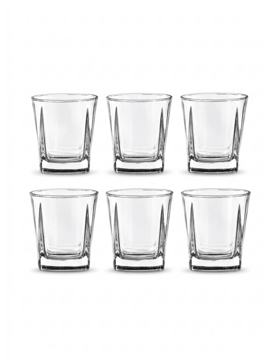 Vaso dof de vidrio con 6 piezas 3