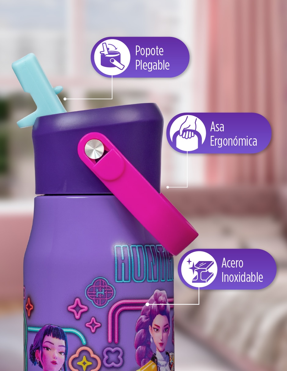 Termo de acero inoxidable con tapa doble rosca 2