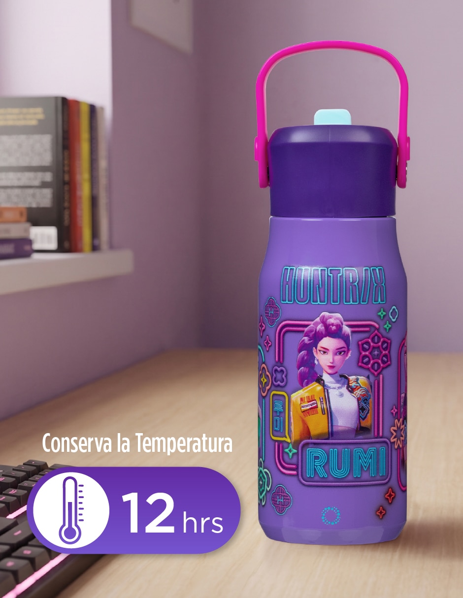 Termo de acero inoxidable con tapa doble rosca 3