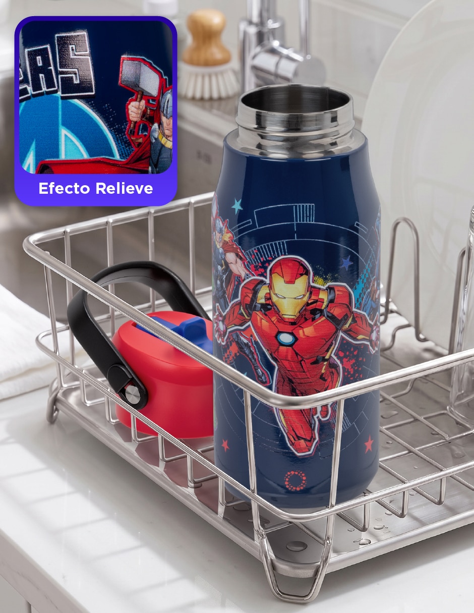 Termo de acero inoxidable con tapa doble rosca 4