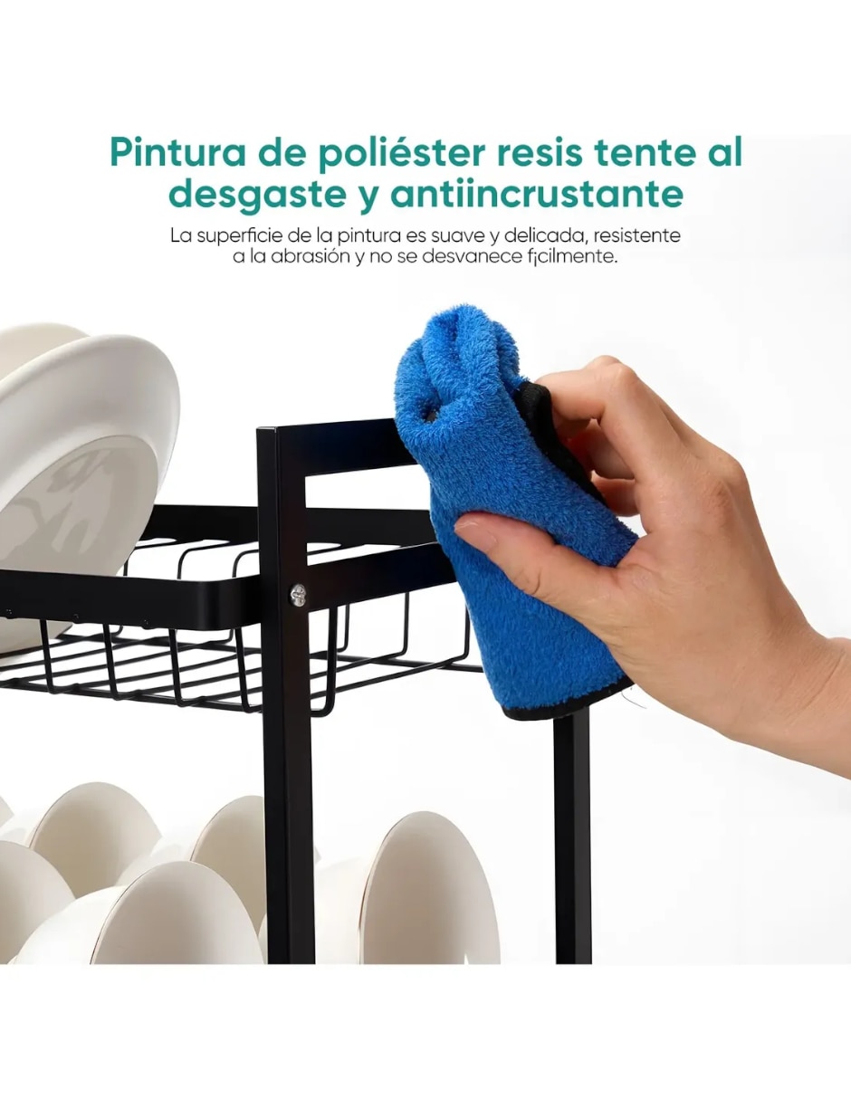 Escurridor de trastes de aluminio