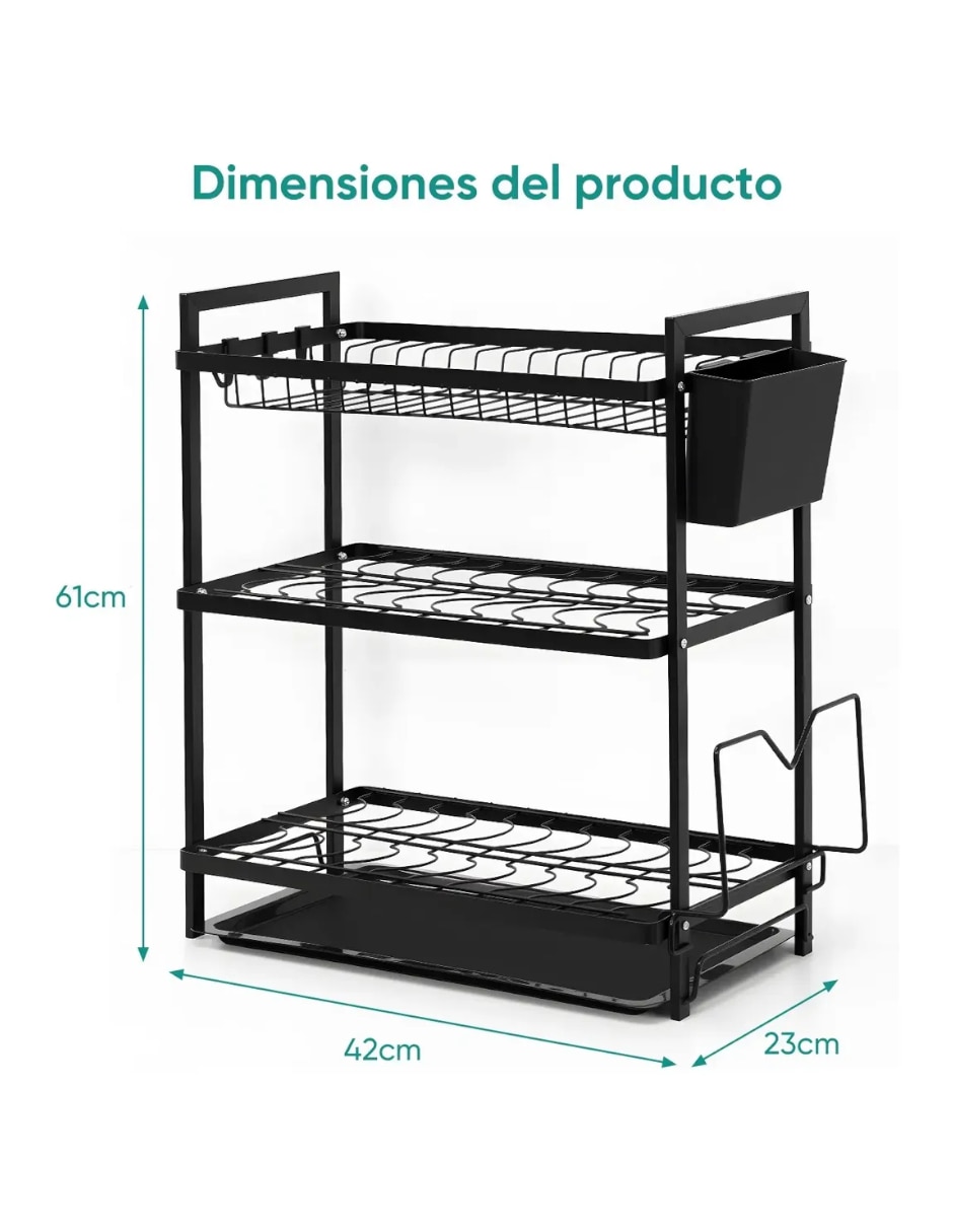 Escurridor de trastes de aluminio 5