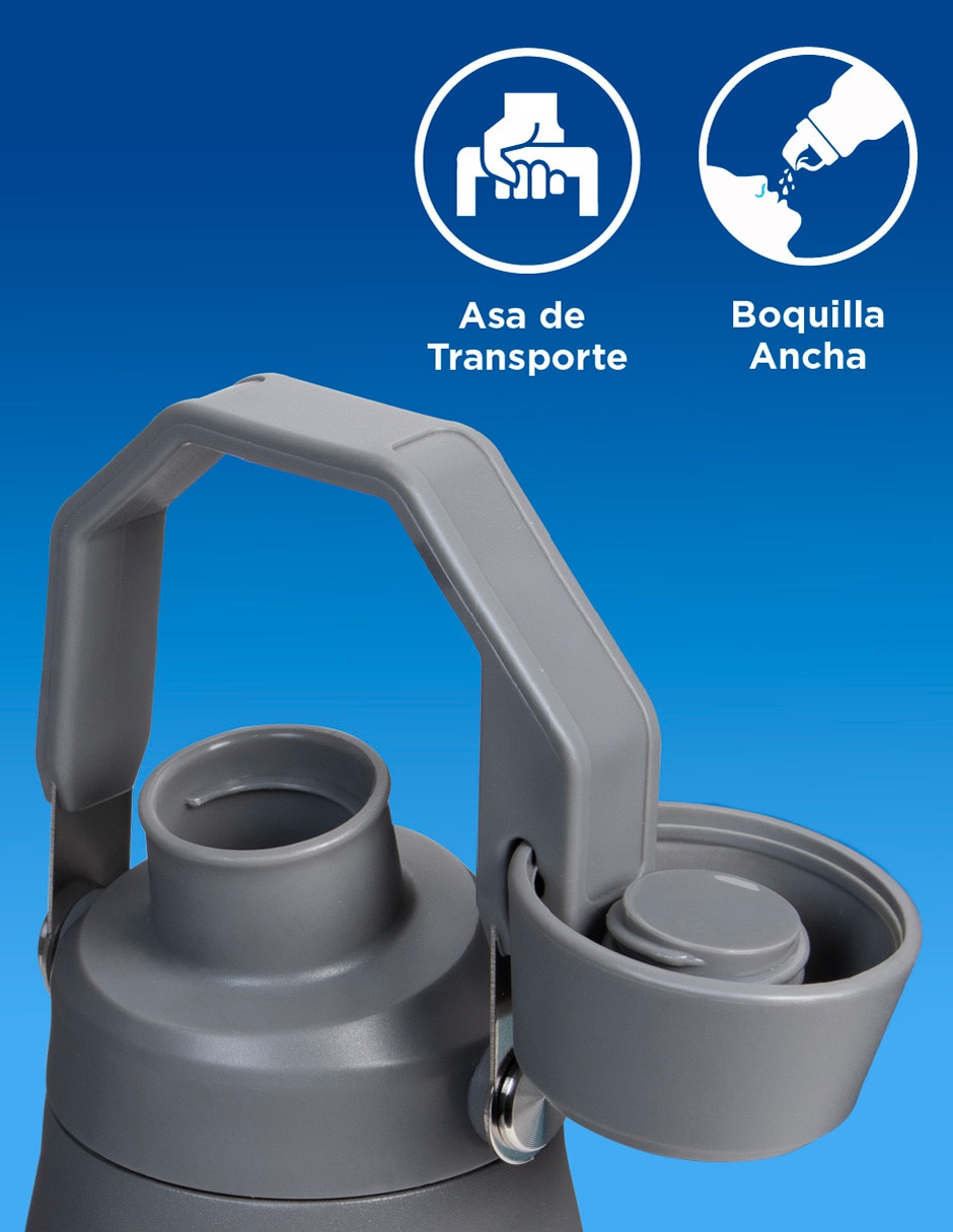 Termo de acero inoxidable con tapa doble rosca 3